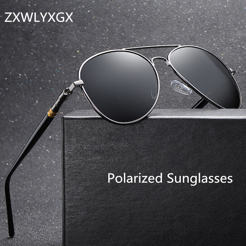 Sunglasses Aviator Polarized - Óculos de sol masculino polarizado moda