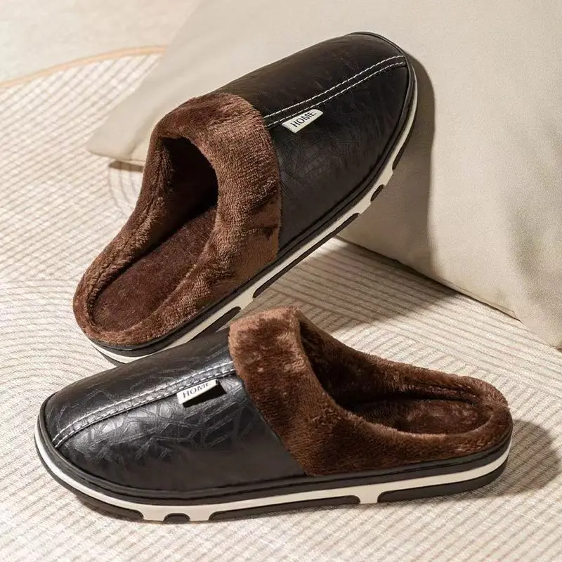 Chinelos de Inverno Masculinos - Flip Flop Leather Men avaliação e preço