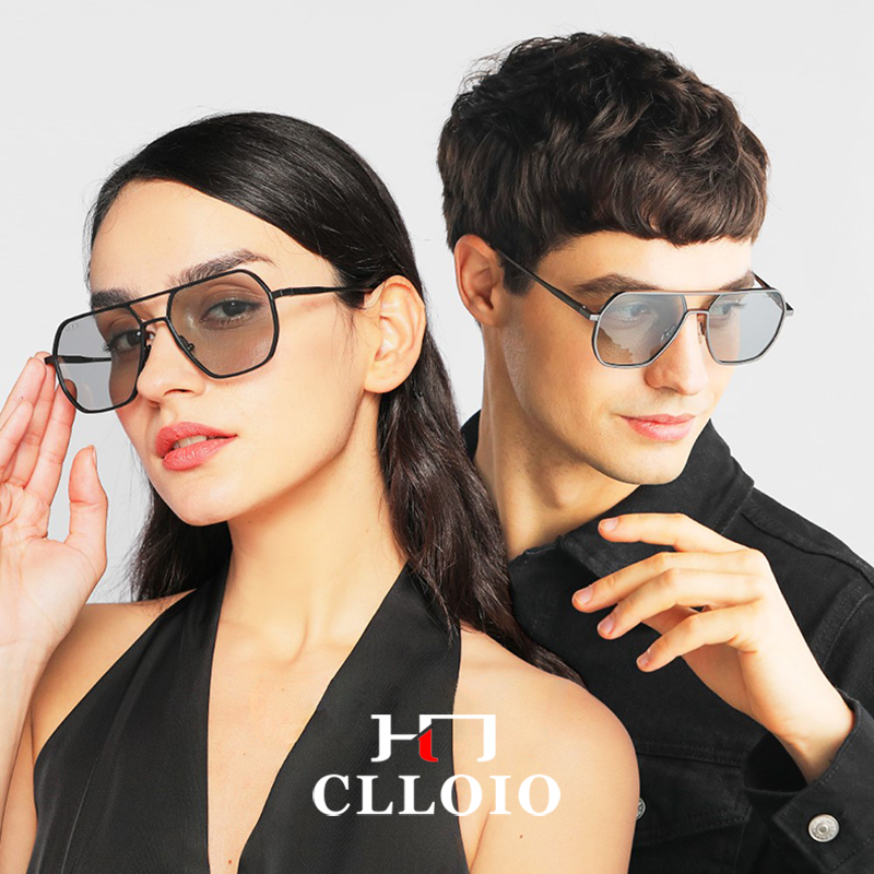CLLOIO-Óculos de sol fotocromá - Sunglasses Aviator Polarized avaliação e preço