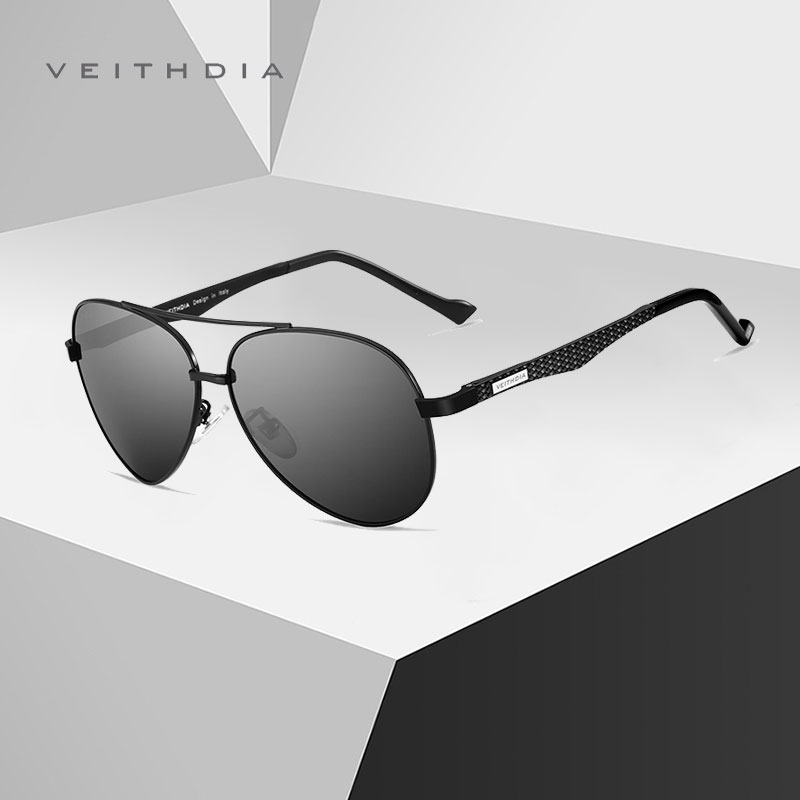 Óculos de sol VEITHDIA com arm - Sunglasses Aviator Polarized avaliação e preço