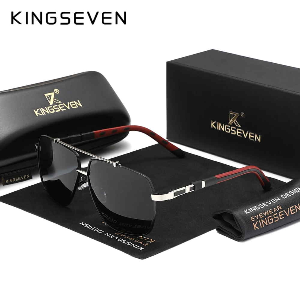Kingseven novo luxo óculos de  - Sunglasses Aviator Polarized avaliação e preço